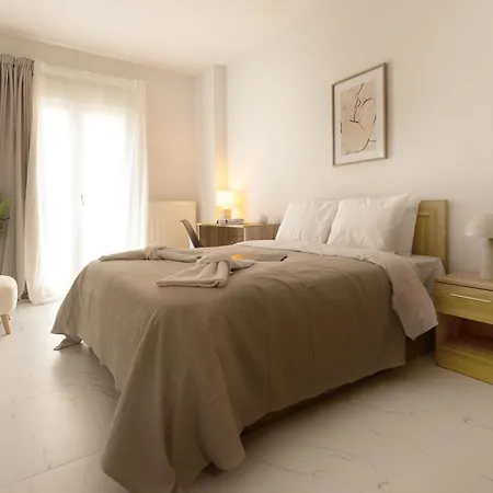 Apartment Modern Warmth Designed For Rest & Flow Thessaloniki