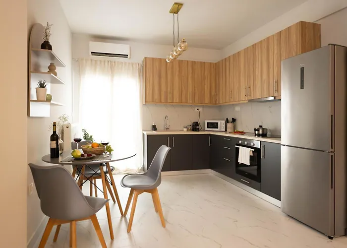Apartment Modern Warmth Designed For Rest & Flow Thessaloniki