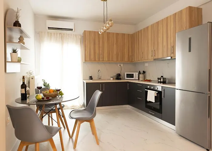 Apartment Modern Warmth Designed For Rest & Flow Thessaloniki